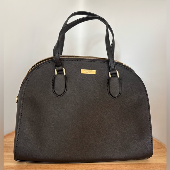 kate spade Handbags - Kate Spade New York Reiley Laurel Way Black Leather Satchel, NWOT